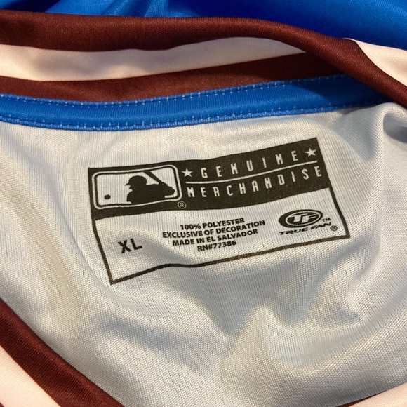 ๐๐โพ๏ธ PHILLIES RETRO PULL ON JERSEYโพ๏ธ๐๐ - Picture 11 of 14